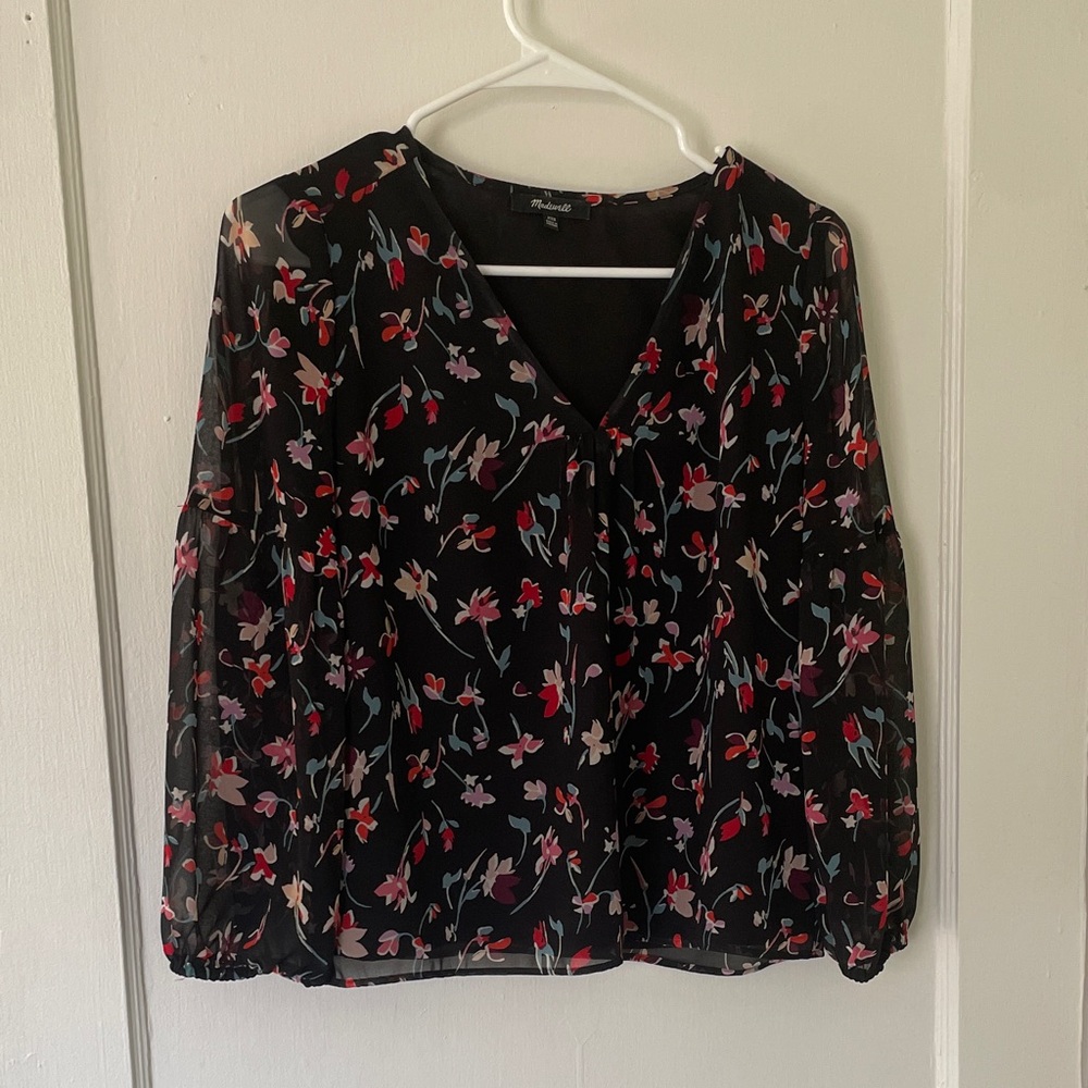 Madewell Floral Blouse